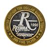 Image 2 : .999 Silver Riviera Hotel & Casino Las Vegas $10 Limited Edition Gaming Token