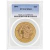 Image 1 : 1894 $20 Liberty Head Double Eagle Gold Coin PCGS MS61