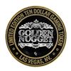 Image 2 : .999 Silver Golden Nugget Las Vegas, NV $10 Casino Limited Edition Gaming Token