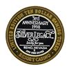 Image 2 : .999 Silver Silver Legacy Reno, Nevada $10 Casino Limited Edition Gaming Token