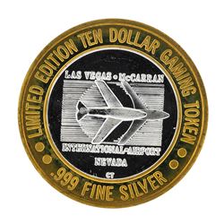 .999 Silver McCarran International Airport Las Vegas, NV $10 Limited Casino Toke