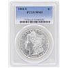 Image 1 : 1881-S $1 Morgan Silver Dollar Coin PCGS MS63