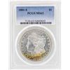Image 1 : 1881-S $1 Morgan Silver Dollar Coin PCGS MS63