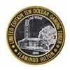 Image 2 : .999 Silver Flamingo Las Vegas Nevada $10 Casino Limited Edition Gaming Token