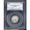 Image 1 : 1867[5C] No Rays PR66 Cameo PCGS.
