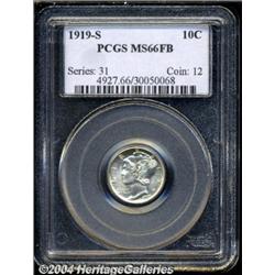 1919-S[10C] MS66 Full Bands PCGS.