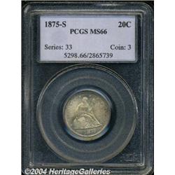 1875-S[20C] MS66 PCGS.