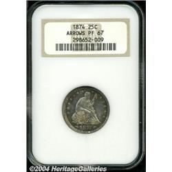 1874[25C] Arrows PR67 NGC.