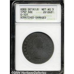 1797[50C]--Scratched, Damaged--ANACS. Good Details, Net AG3.
