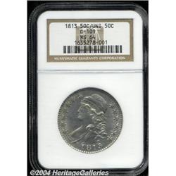 1813[50C] 50C Over UNI MS64 NGC.