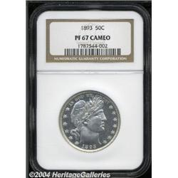 1893[50C] PR67 Cameo NGC.