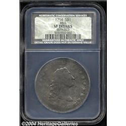 1794[S$1] VF Details, Repaired NCS.