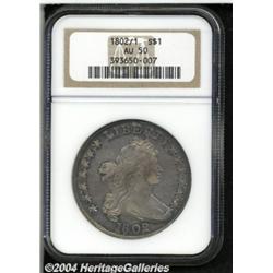 1802/1[S$1] Wide Date AU50 NGC.