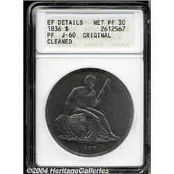1836[PS$1] Name on Base, Judd-60 Original, Pollock-65, R.1--Cleaned--ANACS. XF Details, Net PR30.