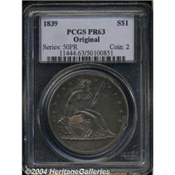 1839[PS$1] Name Omitted, Judd-104 Original, Pollock-116, R.3, PR63 PCGS.