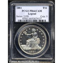 1881[T$1] PR66 Cameo PCGS.