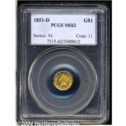 1851-D[G$1] MS62 PCGS.