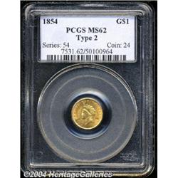 1854[G$1] Type Two MS62 PCGS.