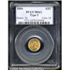 Image 1 : 1854[G$1] Type Two MS62 PCGS.