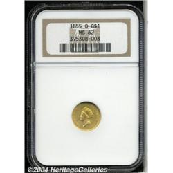 1855-O[G$1] MS62 NGC.