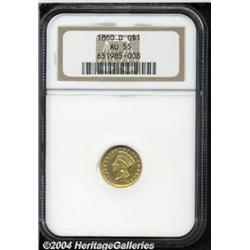 1860-D[G$1] AU55 NGC.