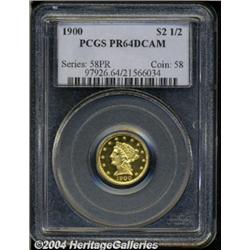 1900[$2 1/2] PR64 Deep Cameo PCGS.