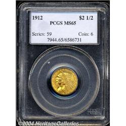 1912[$2 1/2] MS65 PCGS.