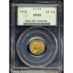 1915[$2 1/2] MS65 PCGS.