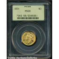 1854[$3] MS68 PCGS.