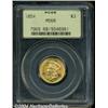 Image 1 : 1854[$3] MS68 PCGS.