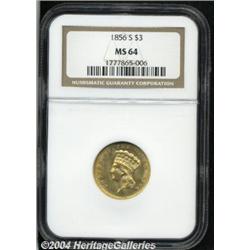 1856-S[$3] MS64 NGC.