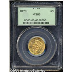 1878[$3] MS65 PCGS.