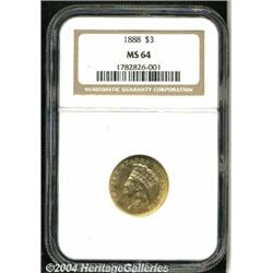 1888[$3] MS64 NGC.