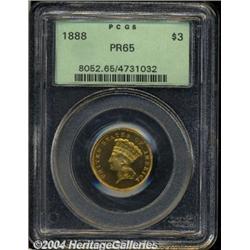 1888[$3] PR65 PCGS.
