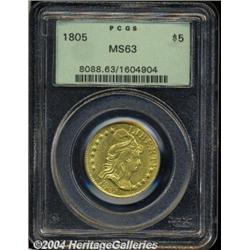 1805[$5] MS63 PCGS.