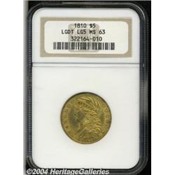 1810[$5] Large Date, Large 5 MS63 NGC.