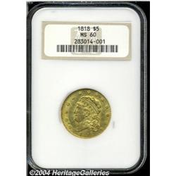 1818[$5] MS60 NGC.