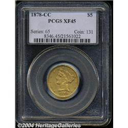 1878-CC[$5] XF45 PCGS.