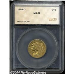 1909-O[$5] MS62 SEGS (MS60 Cleaned).