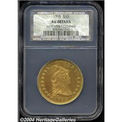 1795[$10] 13 Leaves, AU Details, Improperly Cleaned, NCS.