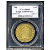 Image 1 : 1799[$10] Large Stars Obverse MS62 PCGS.