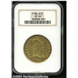 1799[$10] Small Stars Obverse XF40 NGC.