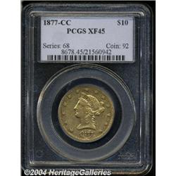 1877-CC[$10] XF45 PCGS.