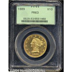 1889[$10] PR63 PCGS.