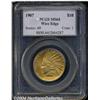 Image 1 : 1907[$10] Wire Rim MS64 PCGS.