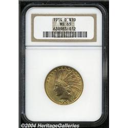 1914-D[$10] MS65 NGC.