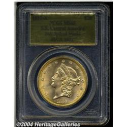 1857-S[$20] MS65 PCGS.