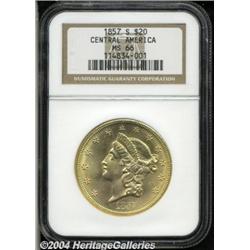 1857-S[$20] MS66 NGC.