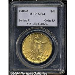 1909/8[$20] MS64 PCGS.