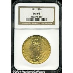 1911[$20] MS66 NGC.